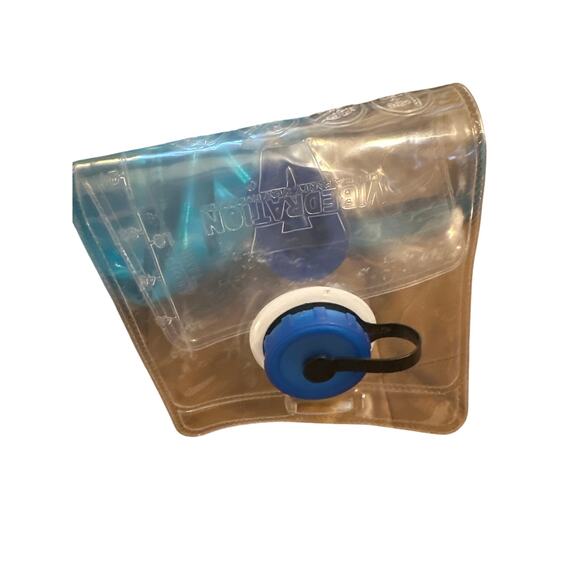 Vibedration Blue Metallic Backpack Hydration Bag Festival Burning Man Rave Dance main image 4